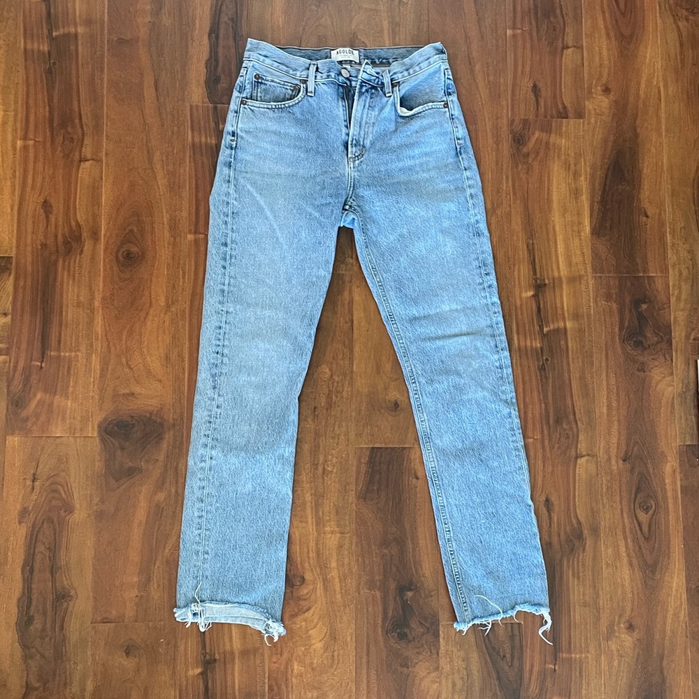 High rise Agolde jeans